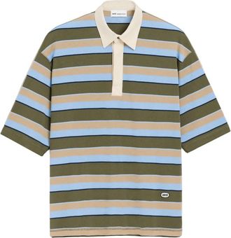Ami Polo Oversized - Heren - Polos - Veelkleurig - L - Katoen - Tops