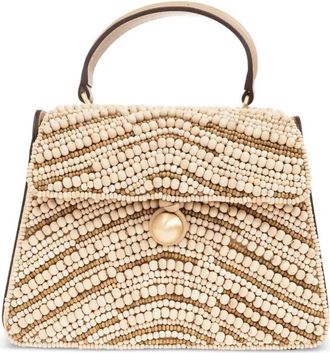 Cult Gaia Borsa tote con perline - Toni neutri