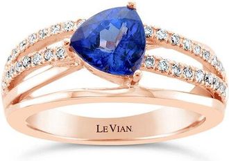Le Vian 14K Rose Gold 1.25 Ct. Tw. Diamond & Tanzanite Cocktail Ring