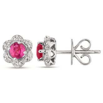 Le Vian Ladies Passion Ruby Earrings set in 14K Vanilla Gold