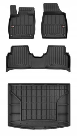 OEM Juego De Alfombrillas De Goma 3d Vw Id.3 Hb Desde 2019