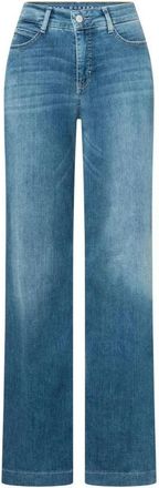 M.A.C Dream Wide Jeans - Dames - Regular Fit Jeans - Blauw - W32 L32 - Katoen - Jeans