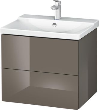 Duravit Duravit L-cube Mueble De Pared 620mm De Ancho, Profundidad 481, 2 Cajones, Se Ajusta A La Altura De P3 Comfort. Art&iacute;culo 233265, Color: Laca De Color 