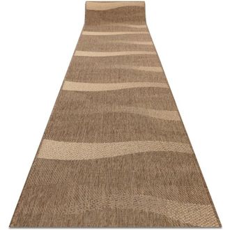 RugsX Rugsx - Runner sizal floorlux design 20212 coffe / mais 80 cm beige 80x560 cm