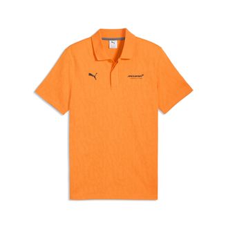 Puma Polo in jacquard McLAREN RACING da uomo, Accessori, Arancione, XXL