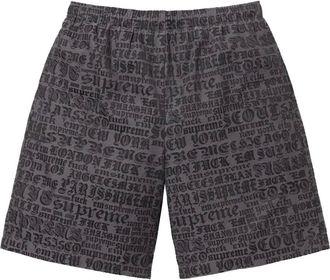 SUPREME Shorts Cities Jacquard - Nero