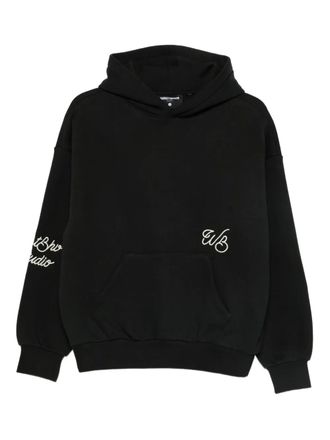 Worst Behavior Hoodie met geborduurd logo - Zwart