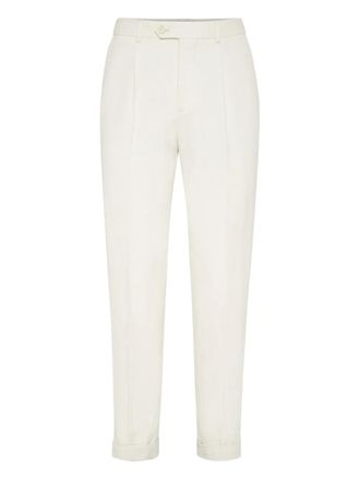 Brunello Cucinelli straight-leg trousers - White