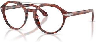 Giorgio Armani 49mm Round optical glasses in Tortoise at Nordstrom