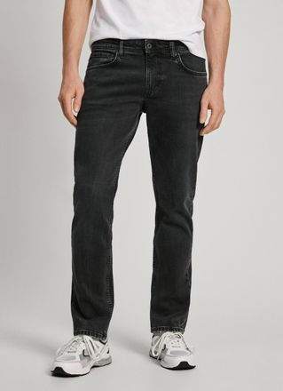 Pepe Jeans London Straight-Jeans PEPE JEANS STRAIGHT JEANS, Herren, Gr. 31, L&auml;nge 30, schwarz (schwarz used wiser wash), Denim/Jeans, Obermaterial: 99% Baumwolle, 1% El