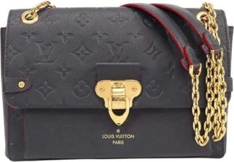 Louis Vuitton Pre-owned Shoulder Bags, female, Blue, Size: ONE SIZE Pre-owned Vintage Canvas Shoulder Bag