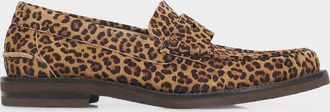 Pedro Garcia Sabela Leopard-Print Loafers