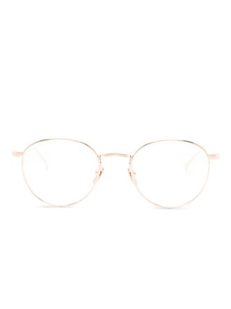 Lunor Bril met rond montuur - Goud