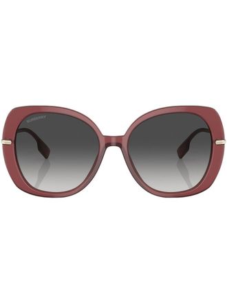 Burberry Sunglasses Occhiali da sole Eugenie oversize - Rosso
