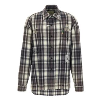 Miharayasuhiro Mihara Yasuhiro, Overhemden, Heren, Veelkleurig, M, Katoen, Vintage Like Check Shirt