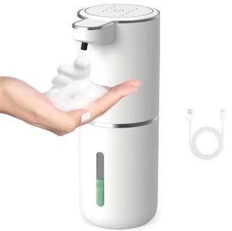 OEM Dispensador Autom&aacute;tico De Jab&oacute;n Con Sensor Infrarrojo, Capacidad De 380 Ml, 4 Velocidades Ajustables, El&eacute;ctrico, Recargable Por Usb, Resistente Al Agu