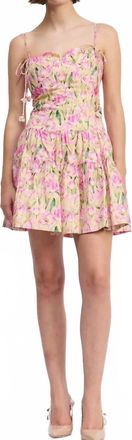 En Saison Arya Mini Dress In Cantaloupe Pink