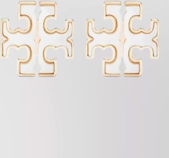 Tory Burch mother of pearl stud earrings