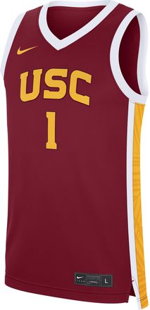 Nike USC Replica Unisex Nike Womens Dri-FIT College Womens Basketball Jersey in Red | WBNJ0E0FSCJ-GXG