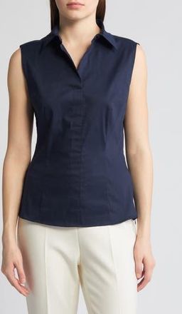 BOSS Sleeveless Top in Sky Captain at Nordstrom Rack, Size 18