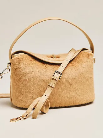 Melie Bianco Lana Fur Shoulder Bag