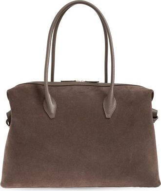 Yuzefi Large Brioche Bag - Dames - Shoppers - Bruin - ONE Size - Su&egrave;de - Tassen