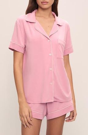 Eberjey Gisele Relaxed Short Pajamas in Rose Quartz/Petal at Nordstrom Rack, Size Small