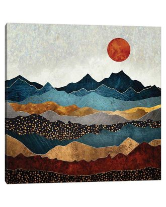 iCanvas Amber Dusk By Spacefrog Designs Wall Art