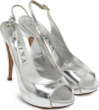 Gina Sandali con cinturino posteriore 120mm - Grigio