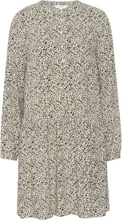 Part Two Zwart Mini Print Jurk - Dames - Korte kleedjes - Veelkleurig - 2XS - Kleedjes