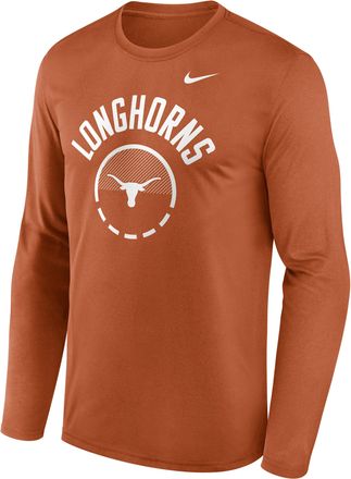 Nike Texas Courtside Nike Mens Dri-FIT College Long-Sleeve T-Shirt in Orange | 02TJ81FTXE-FFP