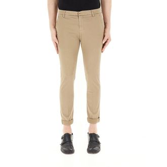 Dondup Chinos, male, Beige, W38, Gaubert Cotton Trousers