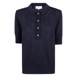 STUDIO NICHOLSON Polo Hemden - Dames - Tops - Blauw - Maat: M