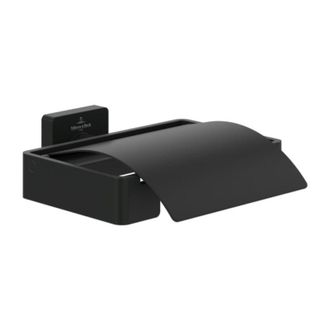 Villeroy & Boch Villeroy&boch - Dispensador De Papel Higi&eacute;nico Con Tapa Villeroy Et Boch Elements - Striking Matt Black