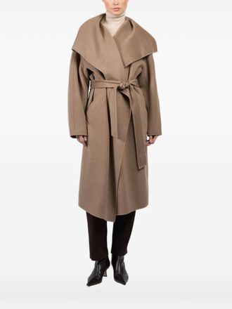 Lara belted coat - Bruin