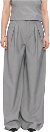 MY ESSENTIAL WARDROBE Dames, Broeken, Grijs, Maat: XL