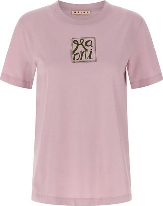 Marni Pink Printed T-Shirt