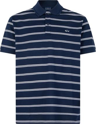 Paul & Shark Katoenen Polo - Heren - Polos - Blauw - S - Katoen - Tops