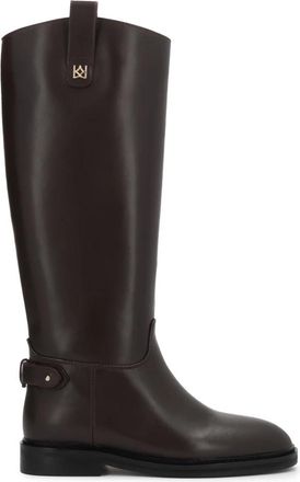Kazar High Boots - Dames - Hoge Laarzen - Bruin - 36 EU - Leer - Schoenen