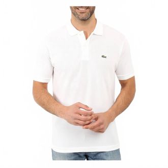 Lacoste Short Sleeve Classic Pique Polo In White