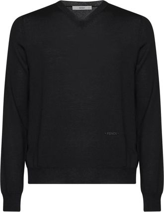 Fendi Hombre, Jerseys, Negro, Talla: M