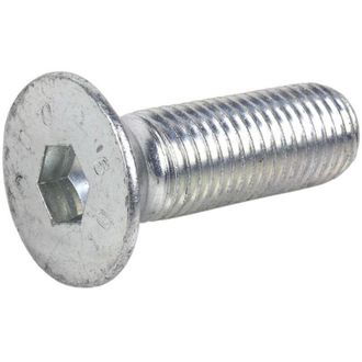 cofan Din-7991 C-10.9 M-20 X 50 Z Caja 25 Unid., Tornillo Allen Din 7991 Cabeza Avellanada Y Plana, Con Hex&aacute;gono Interior, Clase 10.9, Acabado Zincado. Medi