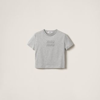 Miu Miu Cotton jersey T-shirt