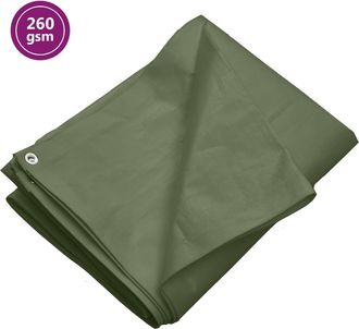vidaXL Lona Hdpe Verde 260 G/m&sup2; 6x10 M Vidaxl