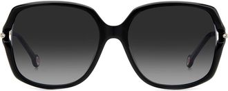 Carolina Herrera 58mm Square Sunglasses in Black at Nordstrom Rack