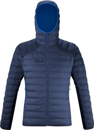 Millet Donker Denim Warme Hoodie - Heren - Winterjassen - Blauw - 2XL - Denim - Jassen
