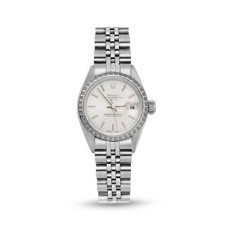 Rolex Pre-owned Rolex Datejust Automatic Chronometer Silver Dial Ladies Watch 79240 SSJ