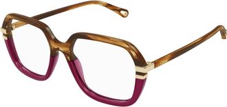 Chlo&eacute; Brillenmonturen - unisex - Brillen - Bruin - 55 MM - Accessoires