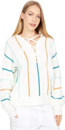 Roxy Bay of Rainbows Snow White Top