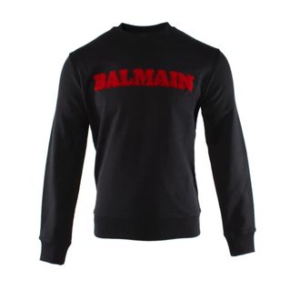 Balmain Paris Jumper - male - Balmain - Sweatshirts - Blue - XS - Sweatshirts & Hoodies